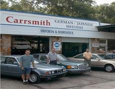 Picture of the Gainesville shop of Carrsmith Auto Repair